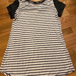 Windsor Black and White Blouse